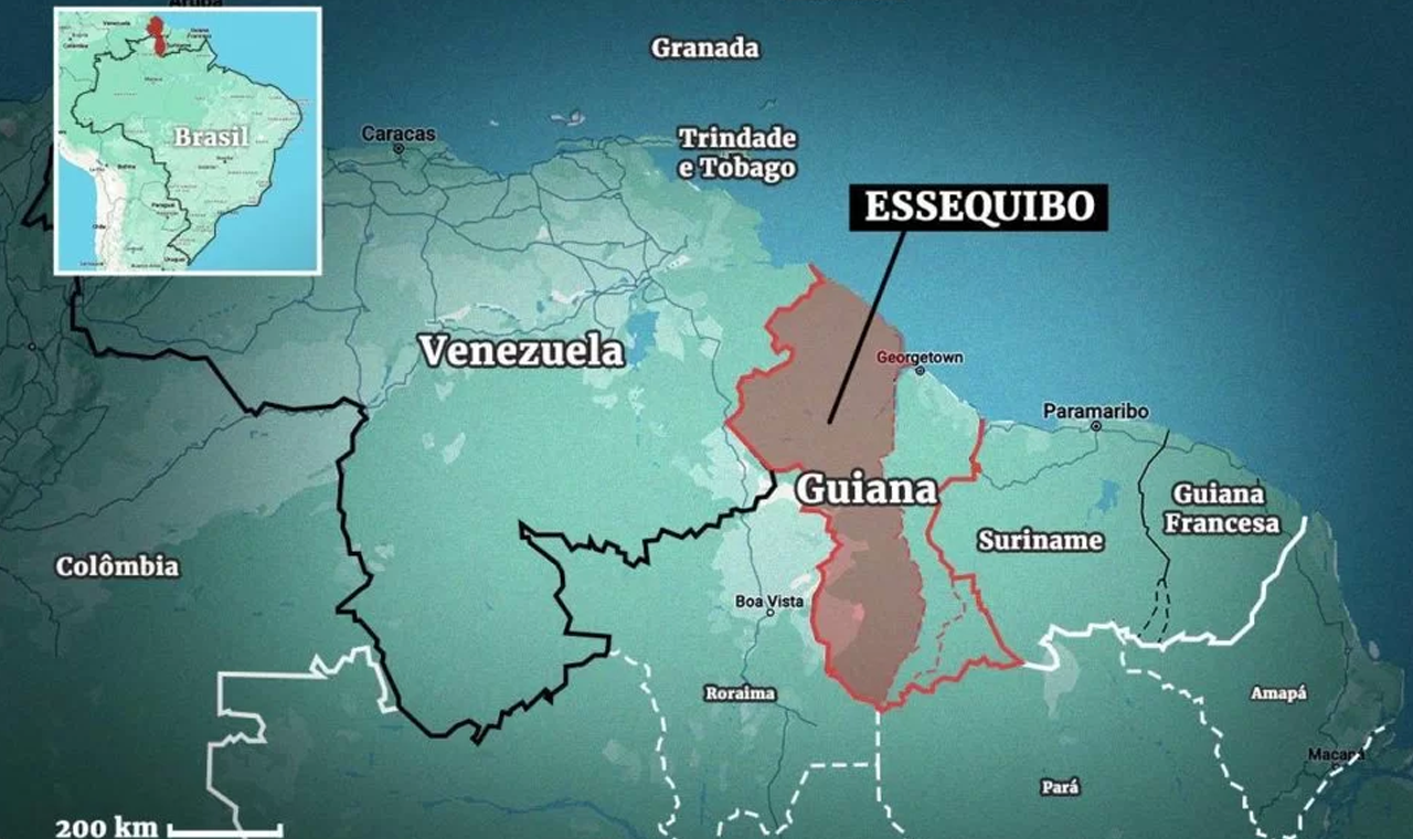 Essequibo brasileiro: parte do território que a Venezuela quer anexar já foi do Brasil