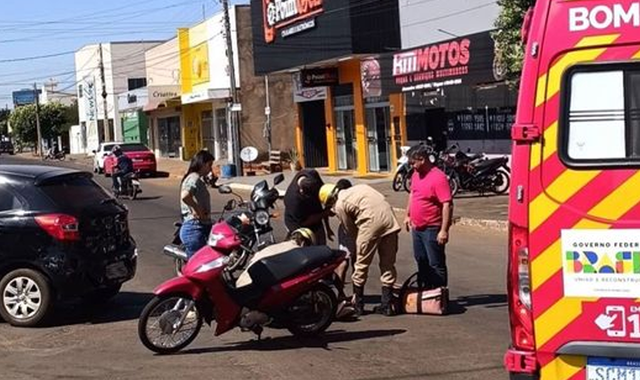 Corpo de Bombeiros Atende a Acidente de Trânsito em Quirinópolis