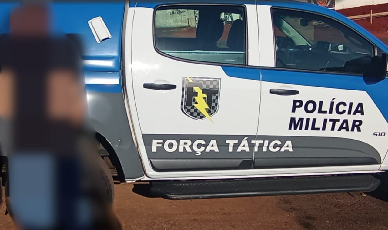 Força Tática do 50º BPM localizou e prendeu foragido da justiça em Quirinópolis