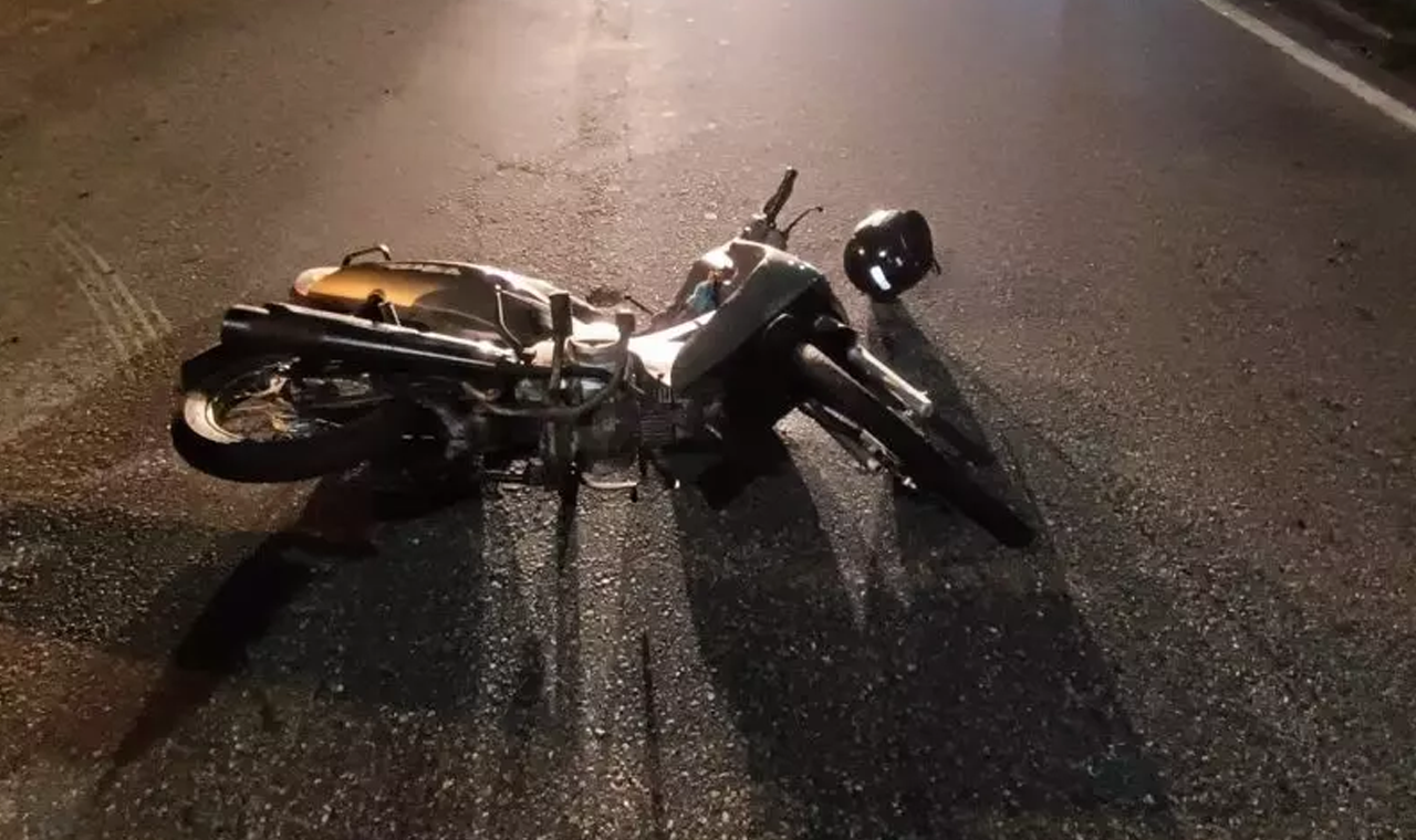 Acidente de trânsito em São Simão deixa motociclista ferida