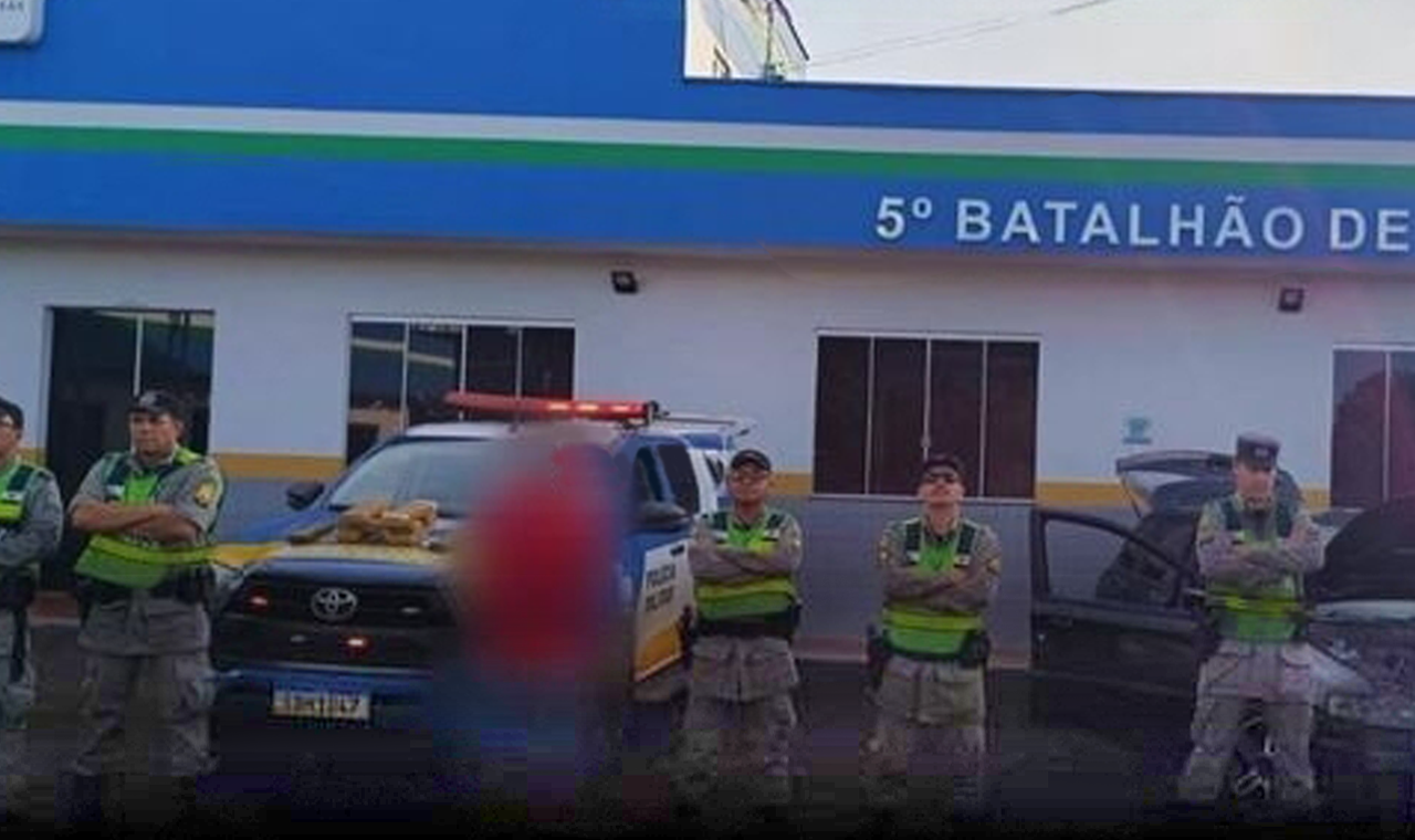 Operação do Batalhão Rodoviário prende homem por tráfico de drogas em Quirinópolis