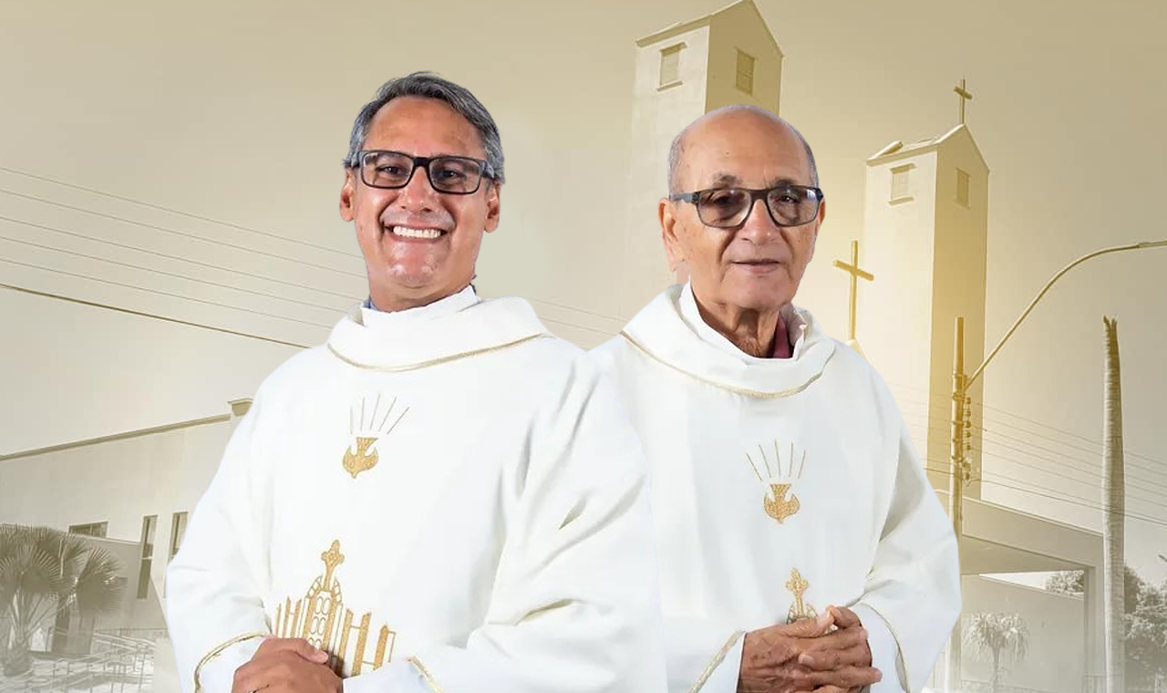 Pe. Helenivaldo e Pe. Agostinho deixarão Paróquia de Quirinópolis.