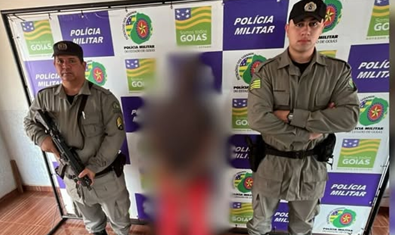 Suspeito de furto foi detido após tentativa de fuga e ação rápida da Polícia Militar