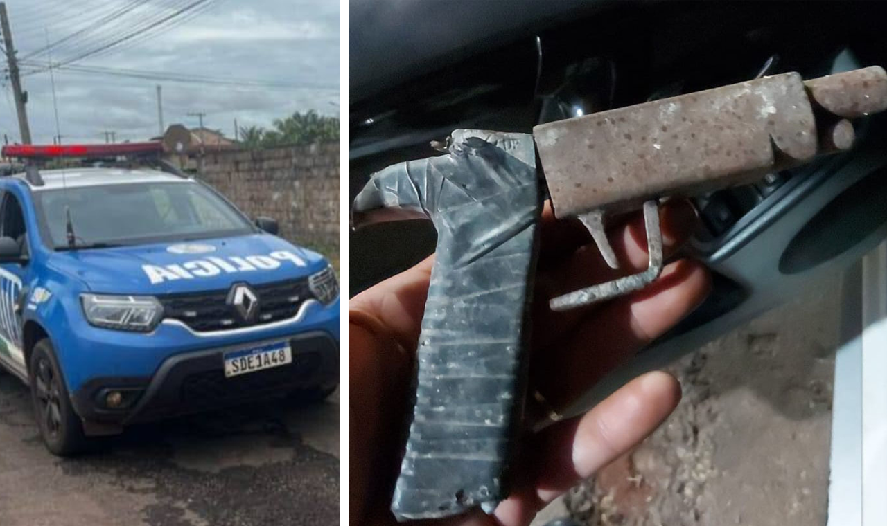 HOMEM É DETIDO COM SIMULACRO DE ARMA DE FOGO EM QUIRINÓPOLIS